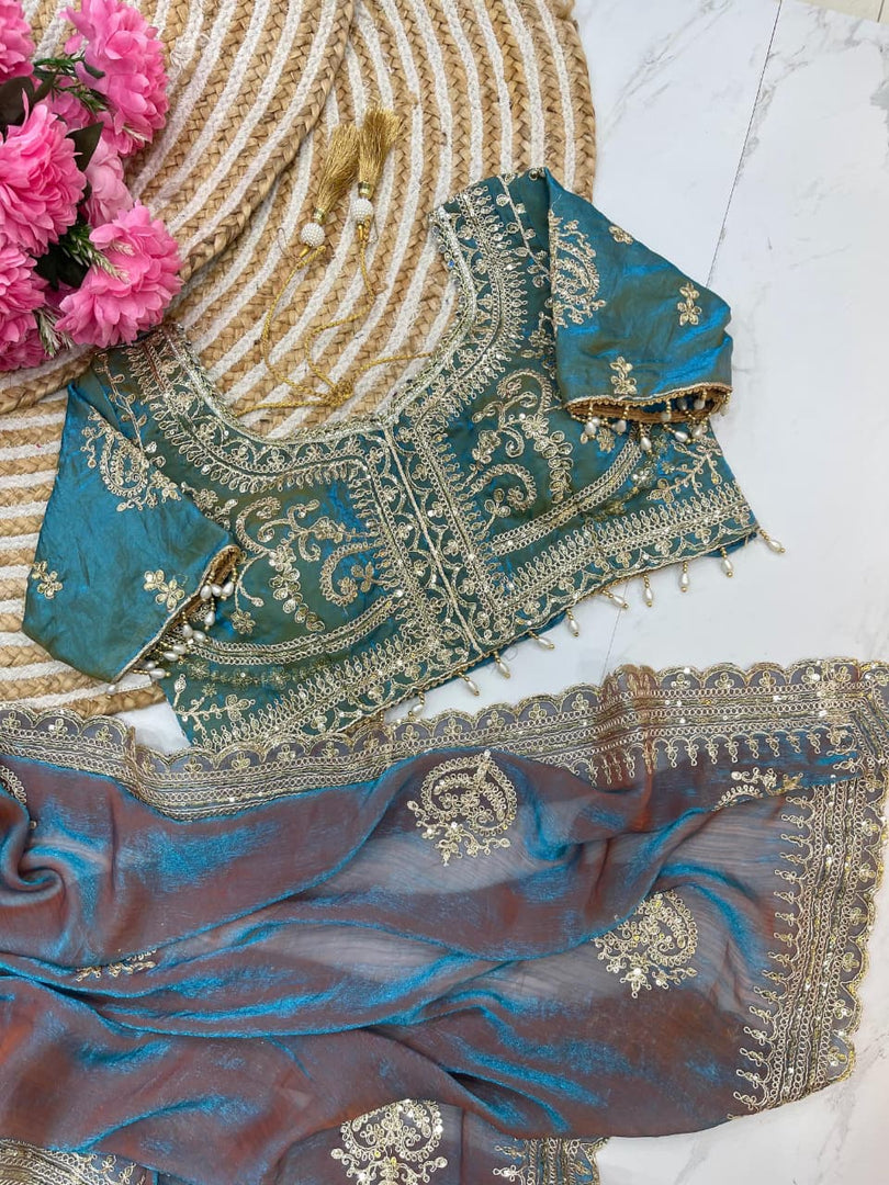 Fendi Chiffon (Premium Chiffon Party Wear)