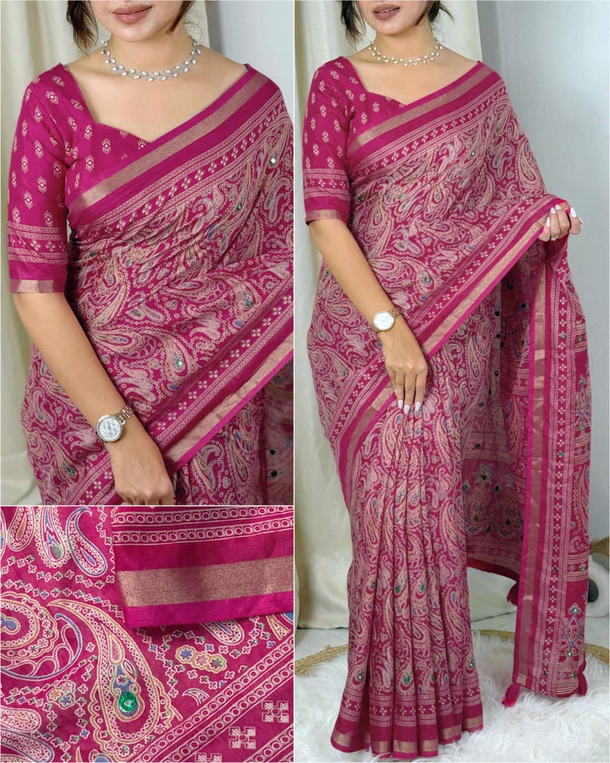 Mirrors (Premium Ajrakh Cotton Silk)