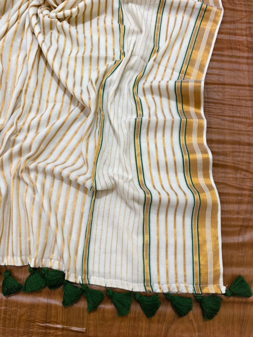 Gold & Green (Premium 120 Count Soft Mul Cotton)