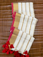 Load image into Gallery viewer, Golden Stripes (Premium 120 Count Soft Mul Cotton)