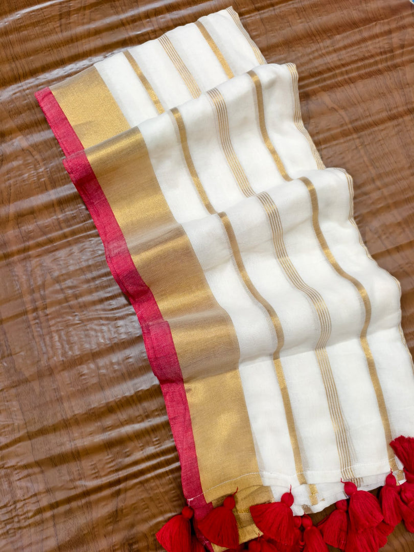 Golden Stripes (Premium 120 Count Soft Mul Cotton)