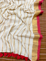 Load image into Gallery viewer, Golden Stripes (Premium 120 Count Soft Mul Cotton)