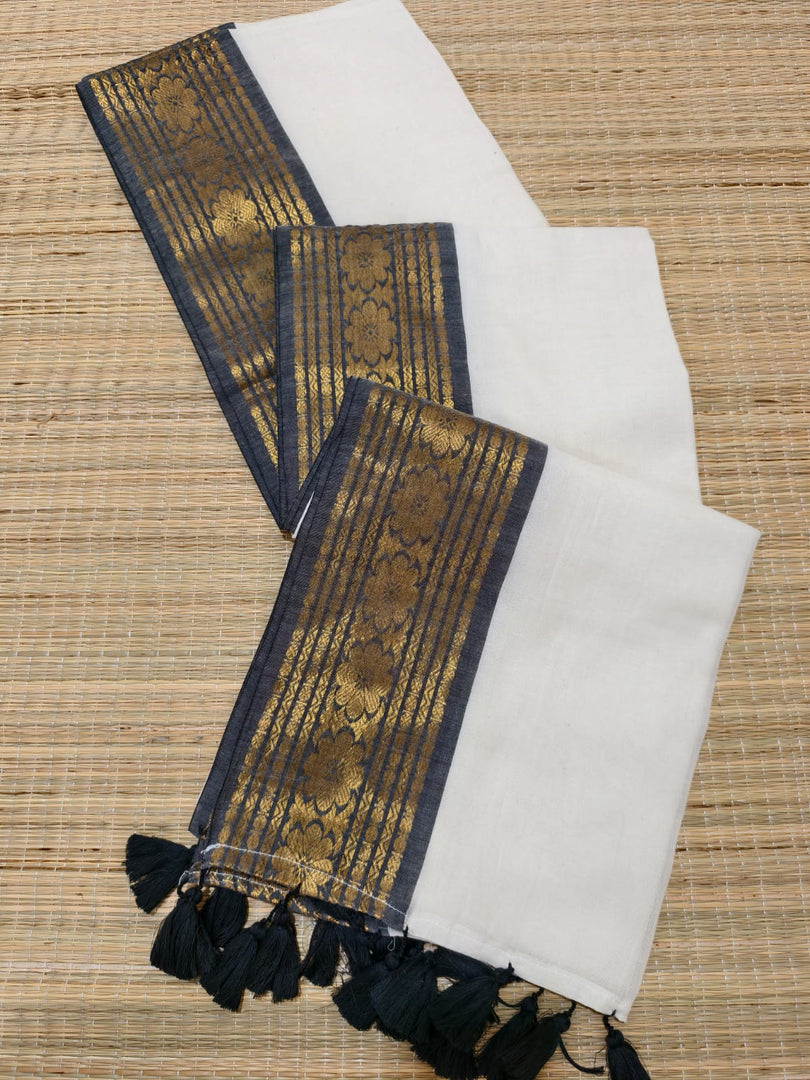 Black & Gold (Premium 120 Count Soft Mul Cotton)