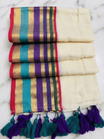 Load image into Gallery viewer, Multi Colour Stripes (Premium 120 Count Soft Mul Cotton)