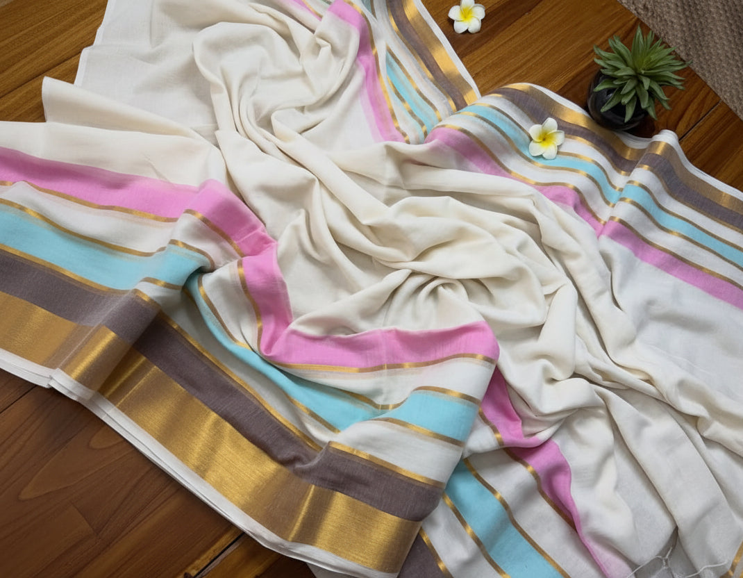 Golden Lines(Premium 120 Count Soft Mul Cotton)