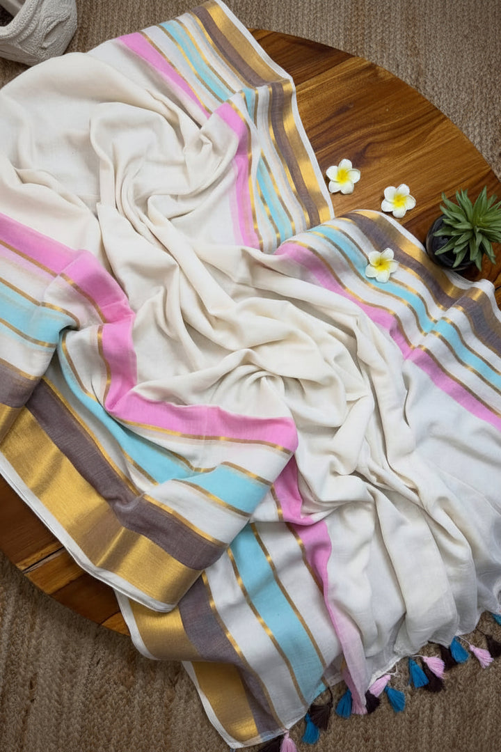 Golden Lines(Premium 120 Count Soft Mul Cotton)