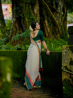 Load image into Gallery viewer, Green and Gold (Premium 120 Count Soft Mul Cotton)