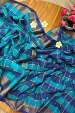 Load image into Gallery viewer, Checked Colour (Premium 120 Count Soft Mul Cotton)