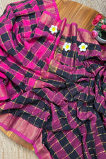 Load image into Gallery viewer, Checked Colour (Premium 120 Count Soft Mul Cotton)
