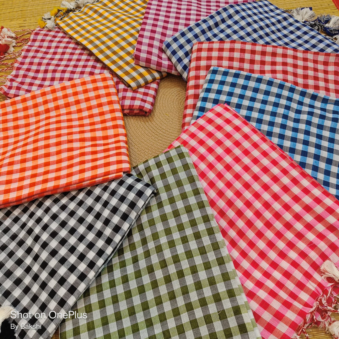 Small Checks (Premium 120 Count Soft Mul Cotton)