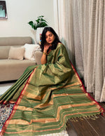 Load image into Gallery viewer, Tissue Mul Cotton (Premium Handloom Tissue Mul Cotton)