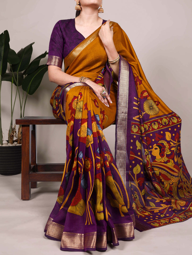 Radhe (Premium Viscose Chanderi)