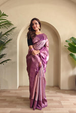 Load image into Gallery viewer, Morvi (Premium Banarasi Silk)
