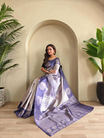 Load image into Gallery viewer, Morvi (Premium Banarasi Silk)
