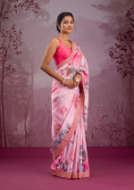 Load image into Gallery viewer, Pink Floral (Premium Chinon Silk)
