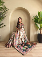 Load image into Gallery viewer, Kalamkari (Premium Soft Art Silk Saree)
