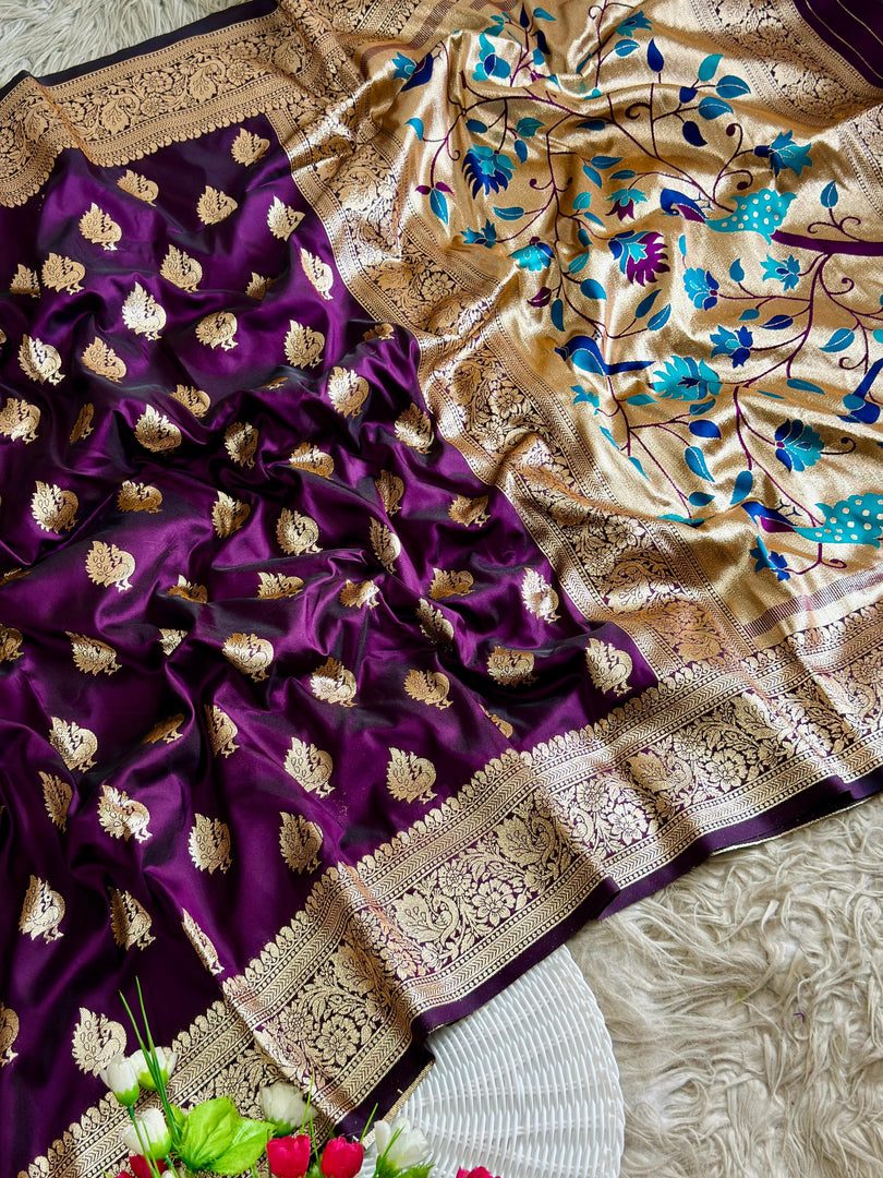 Meena Paithani silk (Premium Quality Paithani Silk)