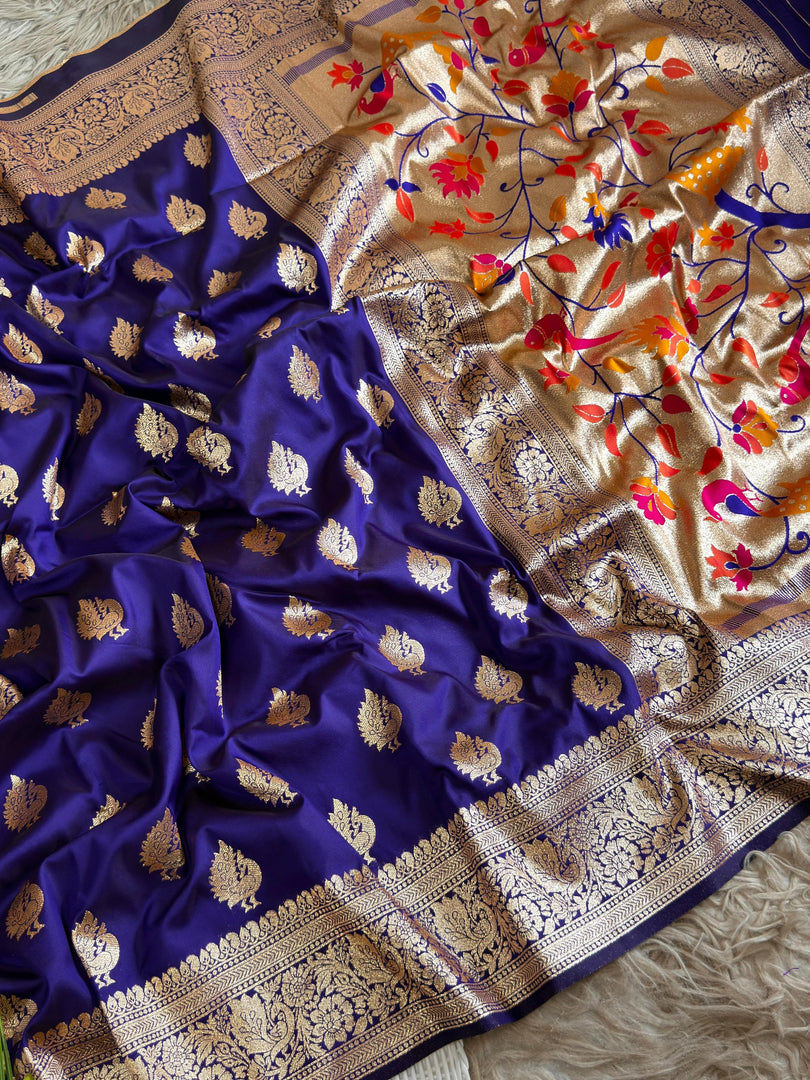 Meena Paithani silk (Premium Quality Paithani Silk)