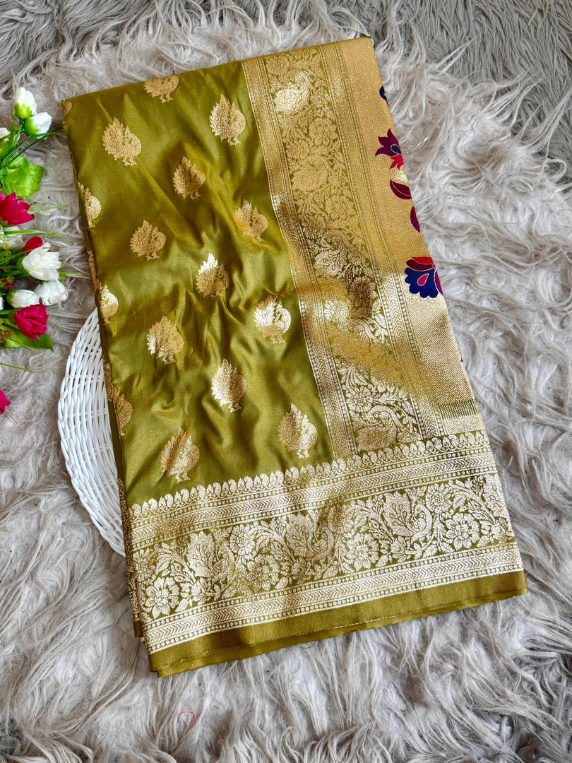 Meena Paithani silk (Premium Quality Paithani Silk)