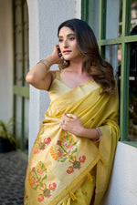 Load image into Gallery viewer, Elegant Paithani (Premium Quality Cotton Silk)