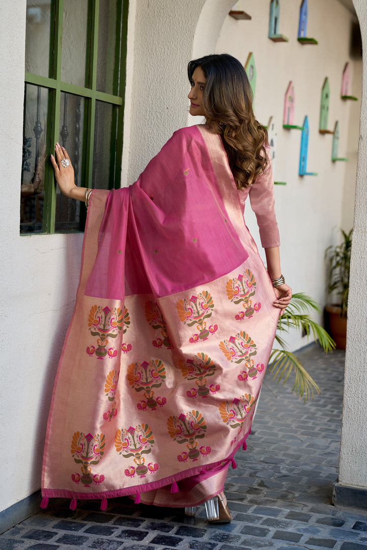 Elegant Paithani (Premium Quality Cotton Silk)
