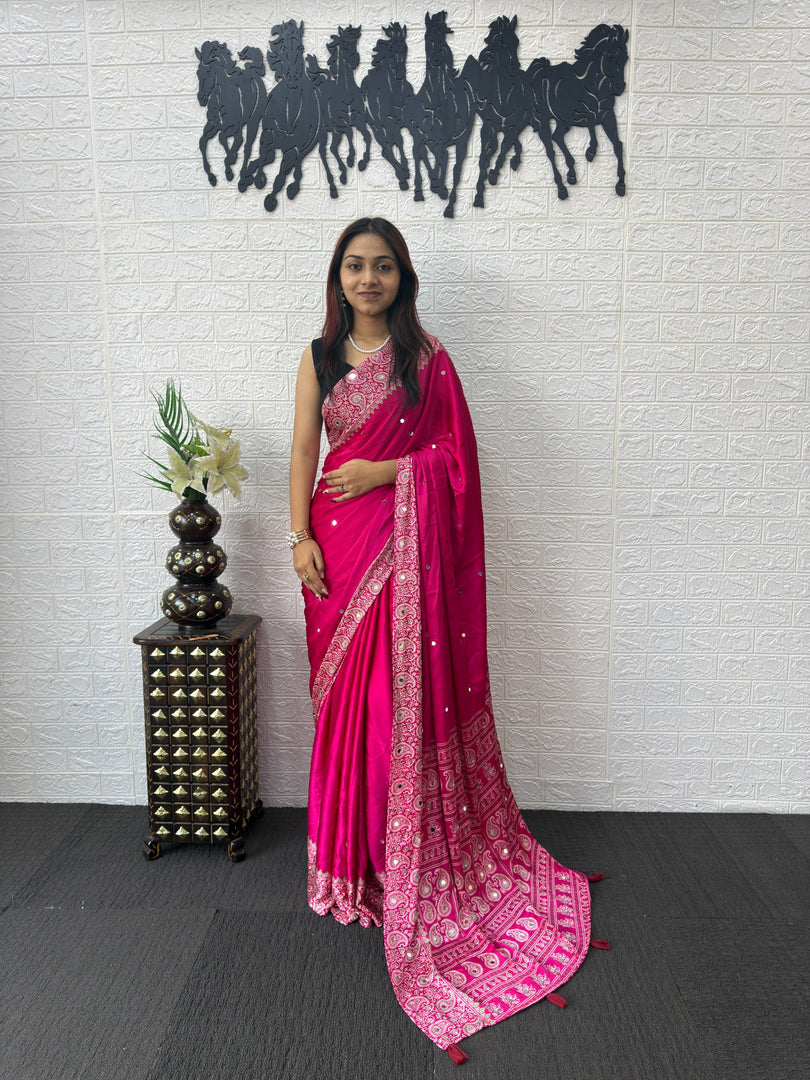 Mirror Satin (Premium Party Wear Satin Silk)