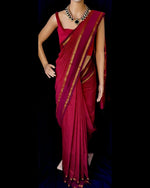 Load image into Gallery viewer, Vardhini - వర్ధిని(Premium Handloom Checked Gadwal Silk Cotton)