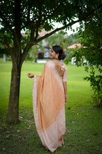 Load image into Gallery viewer, Elegant Soft Tussar (Premium Quality Soft Silk)