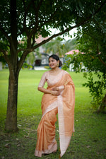 Load image into Gallery viewer, Elegant Soft Tussar (Premium Quality Soft Silk)