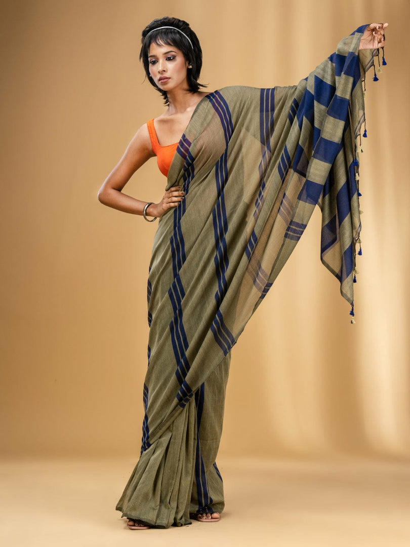 Brown and Blue Stripes