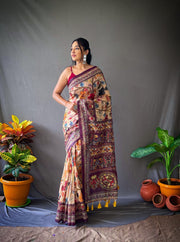 Jwaala - జ్వాలా (Premium Kalamkari Cotton)