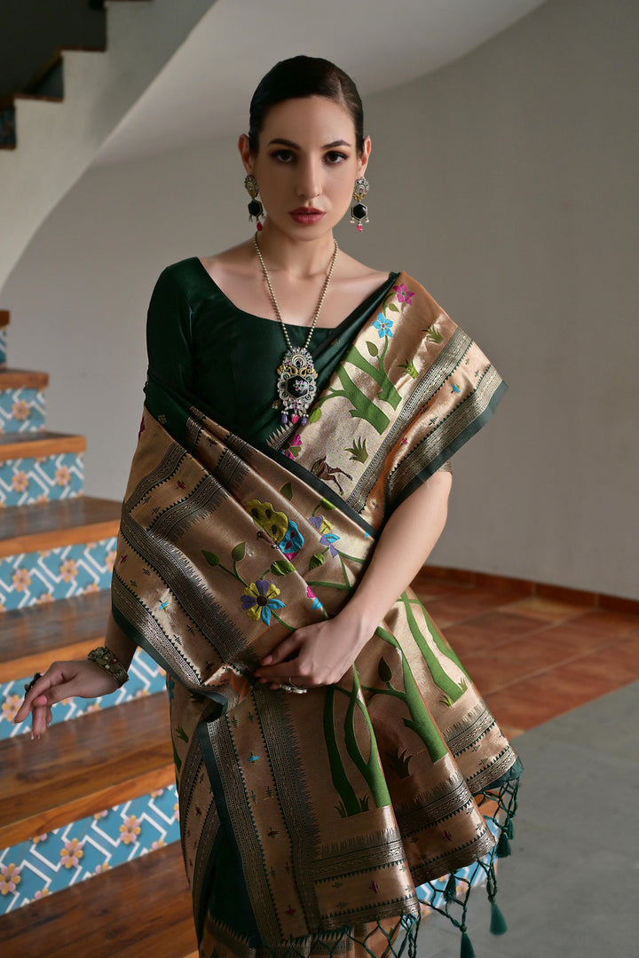 Banarasi Silk Paithani (Premium Quality Silk)