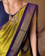 Load image into Gallery viewer, Lekha - लेखा(Premium Handloom Checked Gadwal Silk Cotton)