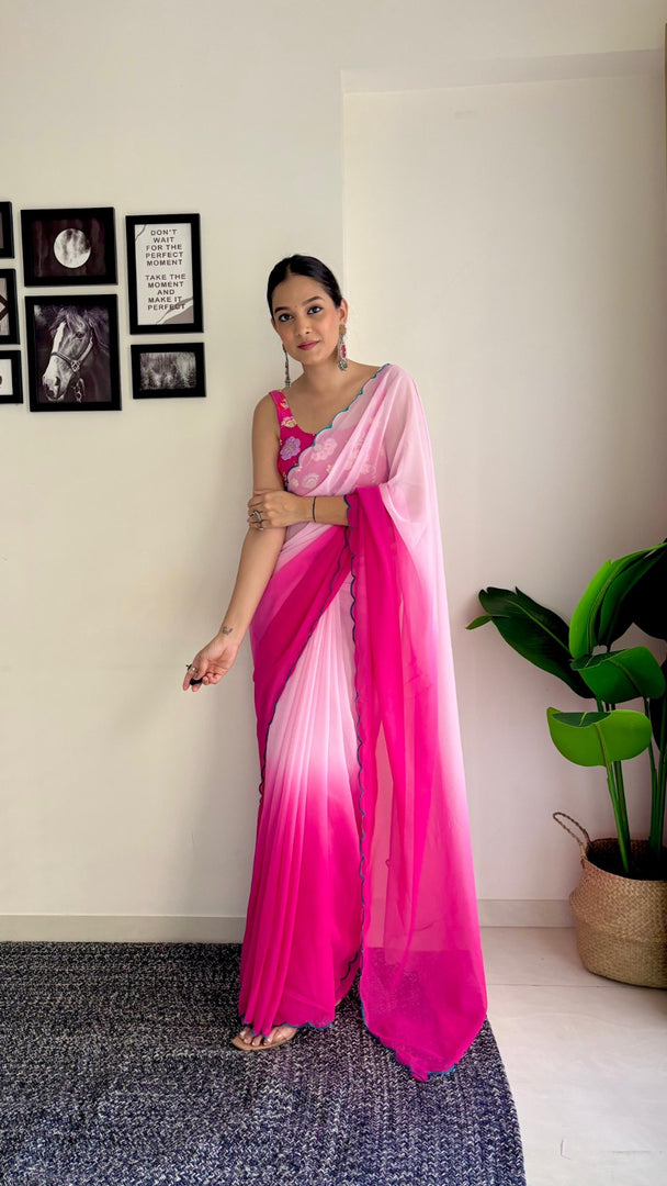 Pink and White