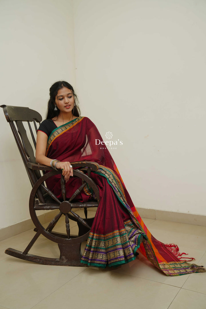 Mayuri - ಮಯೂರಿ (Premium Narayanpet Handloom Pure Cotton)