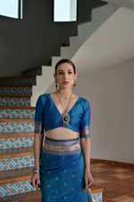 Load image into Gallery viewer, Banarasi Silk Paithani (Premium Quality Silk)