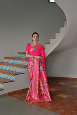 Load image into Gallery viewer, Banarasi Silk Paithani (Premium Quality Silk)