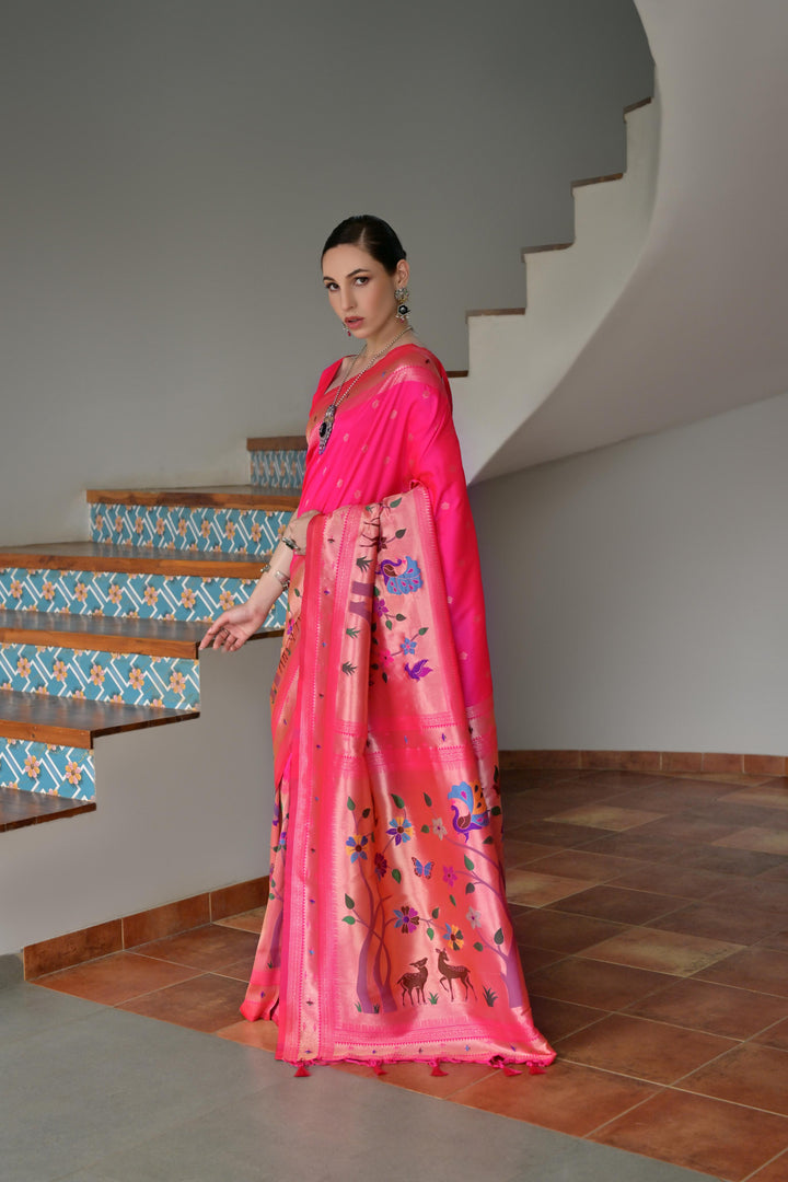 Banarasi Silk Paithani (Premium Quality Silk)