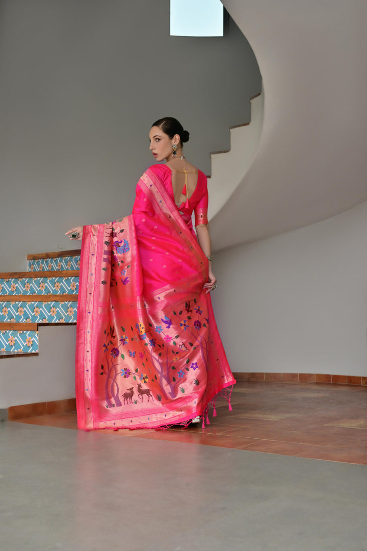 Banarasi Silk Paithani (Premium Quality Silk)