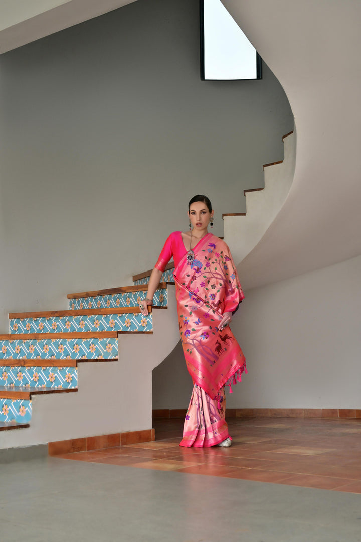 Banarasi Silk Paithani (Premium Quality Silk)