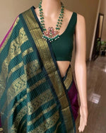 Load image into Gallery viewer, Subham - शुभम (Premium Checked Handloom Gadwal Silk Cotton)