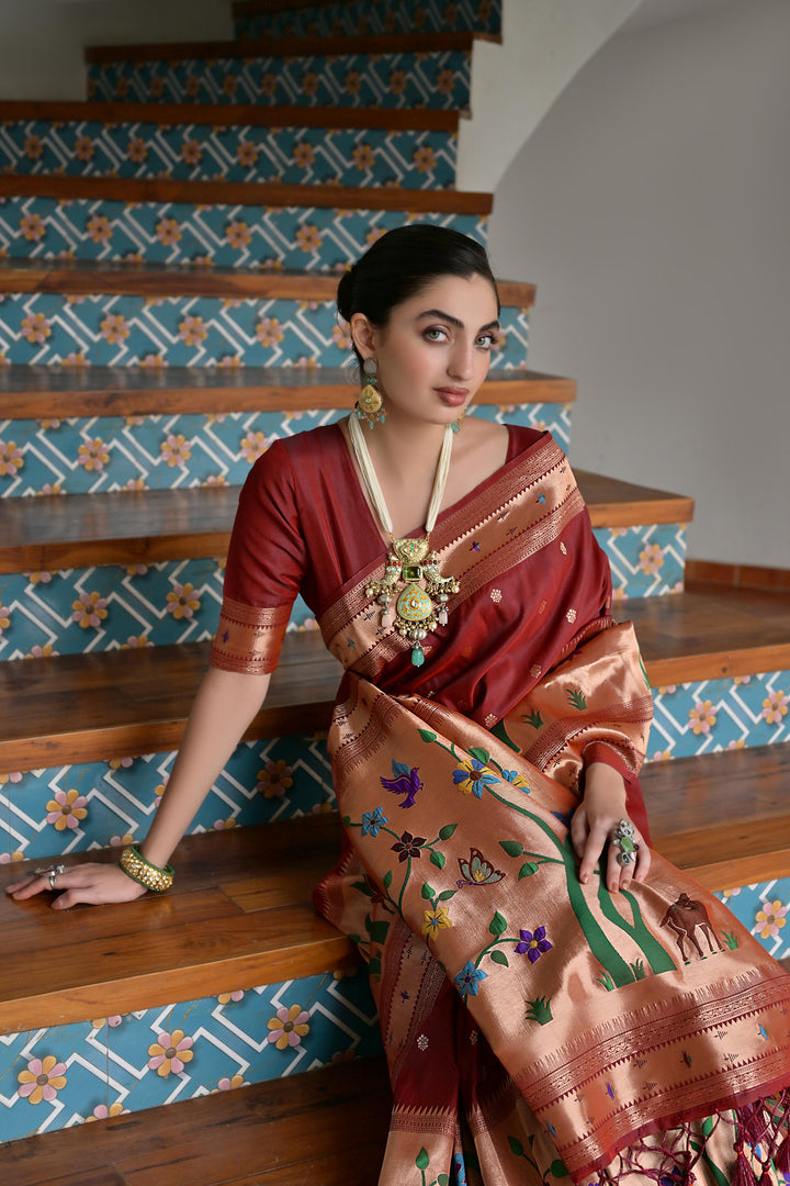 Banarasi Silk Paithani (Premium Quality Silk)