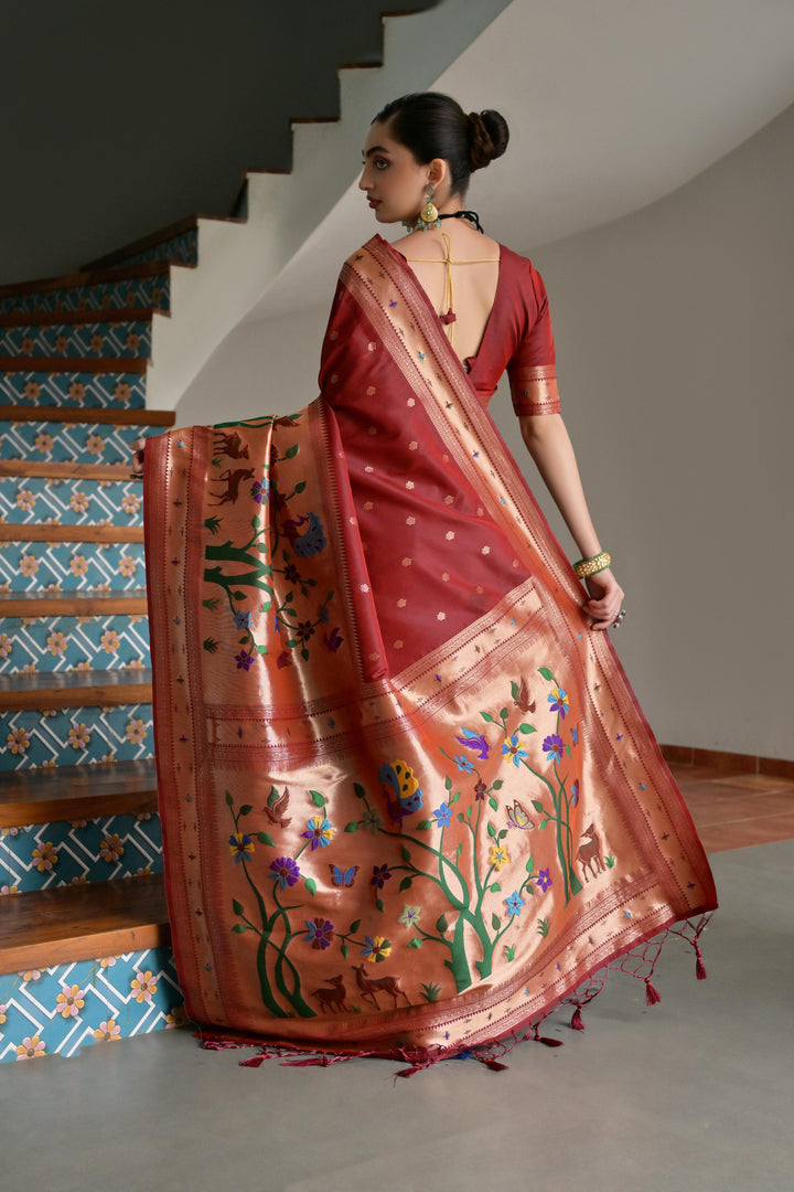 Banarasi Silk Paithani (Premium Quality Silk)