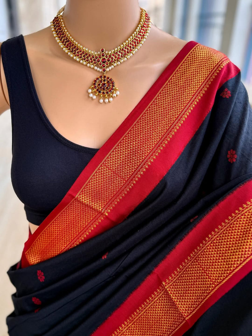 Sakshi - साक्षी (Premium Handloom Gadwal Silk Cotton)