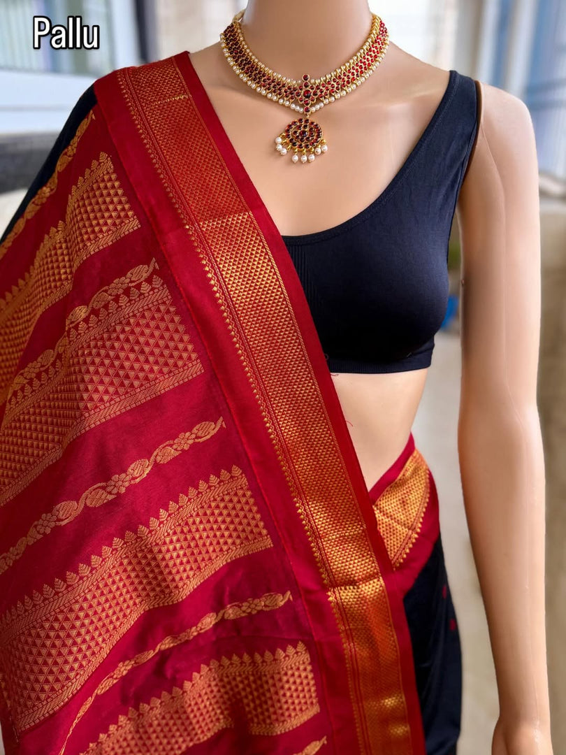 Sakshi - साक्षी (Premium Handloom Gadwal Silk Cotton)