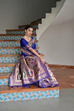 Load image into Gallery viewer, Banarasi Silk Paithani (Premium Quality Silk)