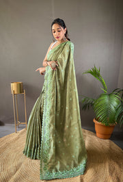 Green Silk (Premium Quality Silk)