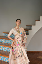Load image into Gallery viewer, Banarasi Silk Paithani (Premium Quality Silk)